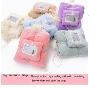 10 Ct  12x16 Inches Organza Gift Bags with Drawstring Gift Packaging Big…